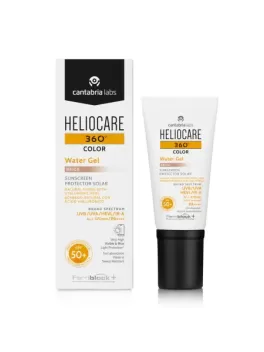HELIOCARE 360 WATER GEL SPF 50+ BEIGE  – Солнцезащитный  увлажняющий гель-флюид с СПФ 50+ (БЕЖЕВЫЙ)