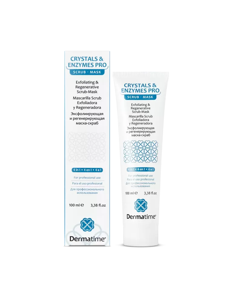 CRYSTAL & ENZYMES SCRUB-MASK – Эксфолиирующая и регенерирующая маска-скраб