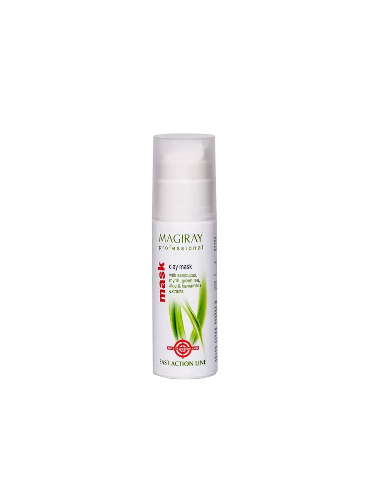 FAST ACTION CLAY MASK – Очищающая и заживляющая глиняная маска быстрого действия для ухода за жирной и проблемная кожей