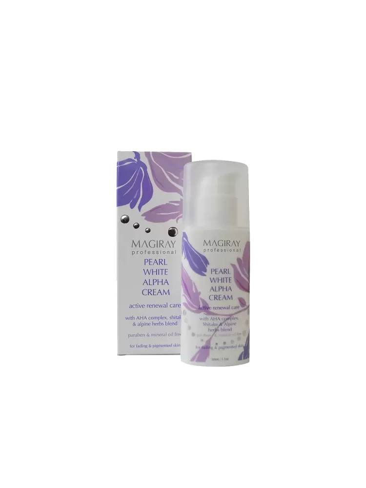 PEARL WHITE ALPHA CREAM AHA COMPLEX – Жемчужный альфа крем с AHA кислотами