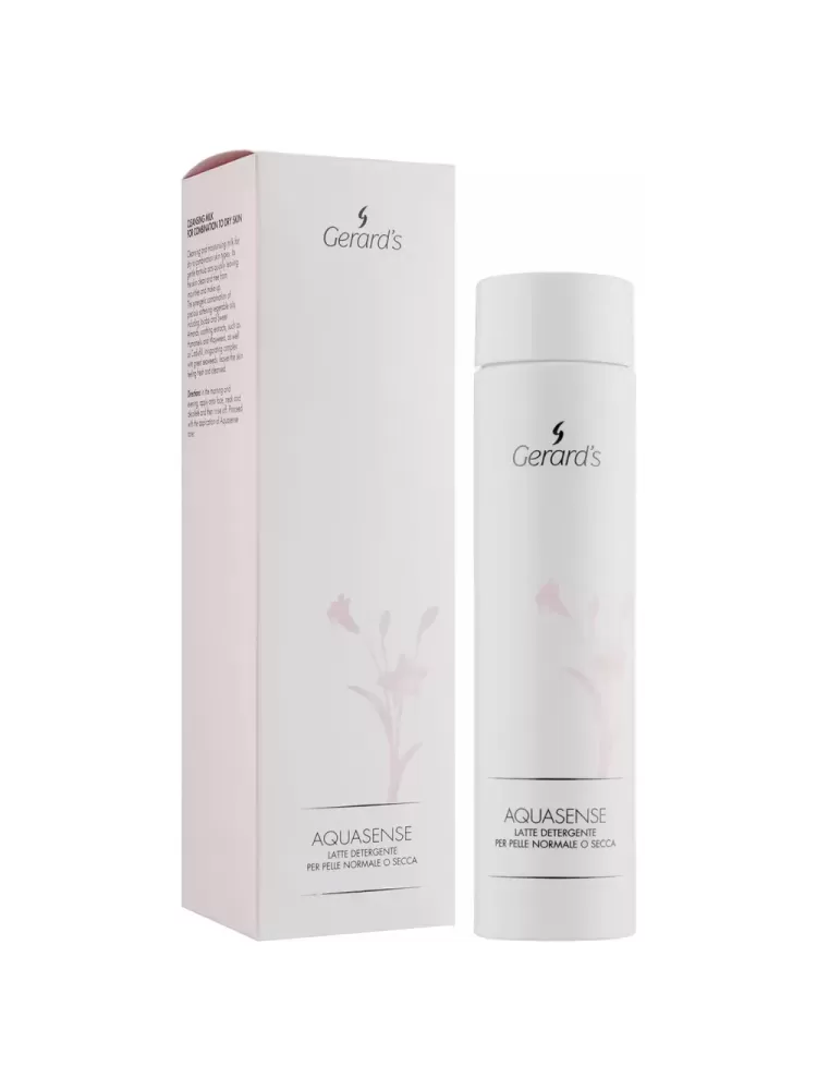 GERARD’S AQUASENSE – Очищающее молочко для комбинированной и сухой кожи